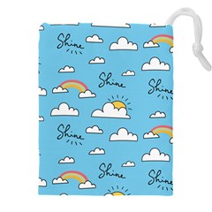 Sky Pattern Drawstring Pouch (4xl) by pakminggu