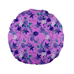 Violet-02 Standard 15  Premium Round Cushions by nateshop