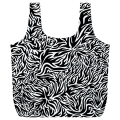 Flame Fire Pattern Digital Art Full Print Recycle Bag (xl) by Bedest
