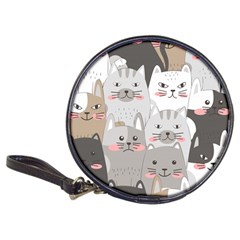 Cute Cats Seamless Pattern Classic 20-cd Wallets by pakminggu