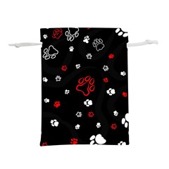 Art Pattern Traces Paw Lightweight Drawstring Pouch (s) by pakminggu