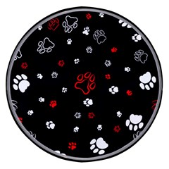 Art Pattern Traces Paw Wireless Fast Charger(black) by pakminggu