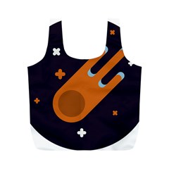Meteor-meteorite-space-comet Full Print Recycle Bag (m) by Cowasu
