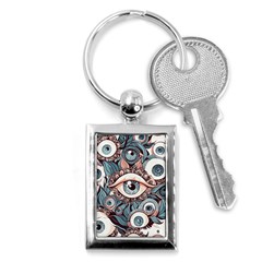 Eyes Pattern Key Chain (rectangle) by Valentinaart