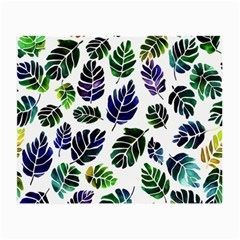 Leaves Watercolor Ornamental Decorative Design Small Glasses Cloth (2 Sides) by Ravend