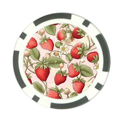 Strawberry Fruit Poker Chip Card Guard by Bedest