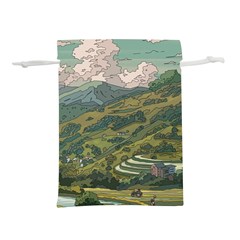 Anime Scenery Drawing Sky Landscape Cloud Cartoon Lightweight Drawstring Pouch (l) by Sarkoni