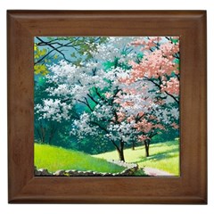 Anime Scenery Landscape Framed Tile by Sarkoni