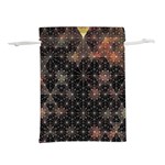 Abstract Psychedelic Geometry Andy Gilmore Sacred Lightweight Drawstring Pouch (S) Front