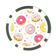 Vector Donut Seamless Pattern Poker Chip Card Guard by Grandong