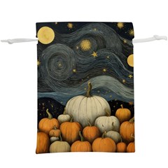 Pumpkin Halloween Lightweight Drawstring Pouch (xl) by Ndabl3x