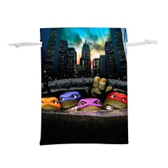 Teenage Mutant Ninja Turtles Leonardo Raphael Michelangelo Donatello Lightweight Drawstring Pouch (s) by Sarkoni