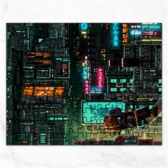 Video Game Pixel Art Rectangular Jigsaw Puzzl by Sarkoni
