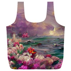 Abstract Flowers  Full Print Recycle Bag (xxxl) by Internationalstore