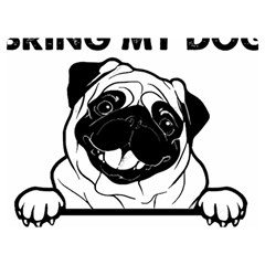 Black Pug Dog If I Cant Bring My Dog I T- Shirt Black Pug Dog If I Can t Bring My Dog I m Not Going Premium Plush Fleece Blanket (extra Small) by EnriqueJohnson