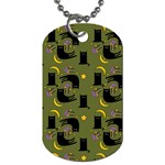 Cat Cartoon Cats Animal Pattern Dog Tag (Two Sides) Back