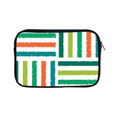 Striped Colorful Pattern Graphic Apple Ipad Mini Zipper Cases by Pakjumat