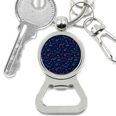 Scribble Pattern Texture Bottle Opener Key Chain by Pakjumat