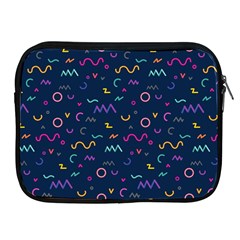 Scribble Pattern Texture Apple Ipad 2/3/4 Zipper Cases by Pakjumat