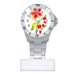 Flowers Art T- Shirtflower T- Shirt Plastic Nurses Watch by ZUXUMI
