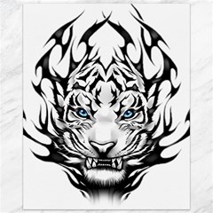 White And Black Tiger Canvas 16  X 20  by Sarkoni