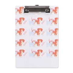Dog And Cat Pattern T- Shirtdog And Cat Lover Pattern T- Shirt A5 Acrylic Clipboard by EnriqueJohnson