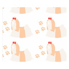 Dog Shih Tzu T- Shirtshih Tzu Dog Pattern T- Shirt Premium Plush Fleece Blanket (small) by EnriqueJohnson