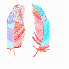 Feathers Design T- Shirtfeathers T- Shirt (2) Large Garden Flag (two Sides) by EnriqueJohnson