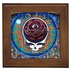 Grateful-dead-ahead-of-their-time Framed Tile by Sarkoni