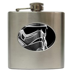 Stormtroopers Sci Fi Mask Hip Flask (6 Oz) by uniart180623