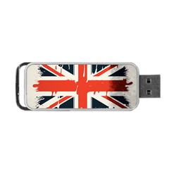 Union Jack England Uk United Kingdom London Portable Usb Flash (one Side) by uniart180623