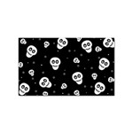 Skull Pattern Sticker Rectangular (10 pack) Front