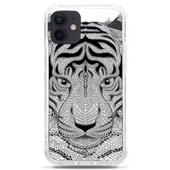 Tiger Head Iphone 12 Mini Tpu Uv Print Case	 by Ket1n9