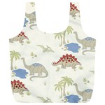 Dinosaur Art Pattern Full Print Recycle Bag (XL) Back