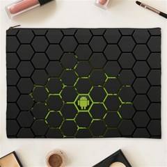 Green Android Honeycomb Gree Cosmetic Bag (xxxl) by Ket1n9