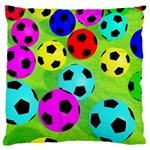 Balls Colors Large Cushion Case (Two Sides) Back