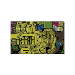 Technology Circuit Board Sticker (rectangular) by Ket1n9