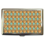 Owl-stars-pattern-background Cigarette Money Case Front