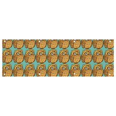 Owl-stars-pattern-background Banner And Sign 9  X 3  by Grandong