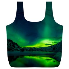 Iceland Aurora Borealis Full Print Recycle Bag (xxxl) by Grandong