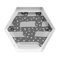Art Pattern Design Wallpaper Background Print Patterns Hexagon Wood Jewelry Box by Vaneshop