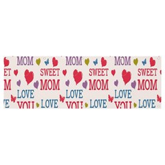 Love Mom Happy Mothers Day I Love Mom Graphic Banner And Sign 12  X 4  by Vaneshop