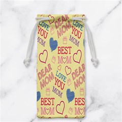 Love Mom Happy Mothers Day I Love Mom Graphic Pattern Jewelry Bag by Vaneshop