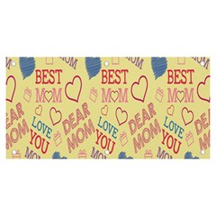 Love Mom Happy Mothers Day I Love Mom Graphic Pattern Banner And Sign 6  X 3  by Vaneshop