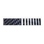 Architecture-building-pattern Premium Plush Fleece Scarf (Mini) Back