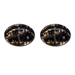 Christmas-advent-candle-arches Cufflinks (oval) by Amaryn4rt