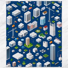 Isometric-seamless-pattern-megapolis Canvas 20  X 24  by Amaryn4rt
