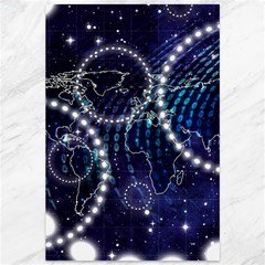 Continents Stars Networks Internet Canvas 12  X 18  by Pakjumat