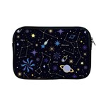 Starry Night  Space Constellations  Stars  Galaxy  Universe Graphic  Illustration Apple iPad Mini Zipper Cases Front