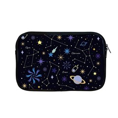 Starry Night  Space Constellations  Stars  Galaxy  Universe Graphic  Illustration Apple Macbook Pro 13  Zipper Case by Pakjumat